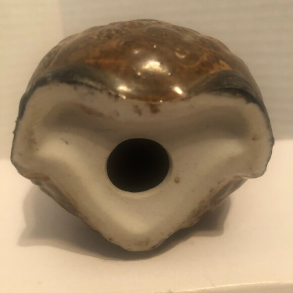 Vintage Owl Art Pottery Figurine Mid Century 3" - Picture 8 of 8